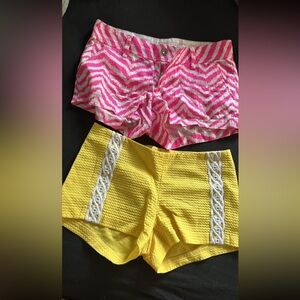 2 pairs of Lilly Pulitzer shorts